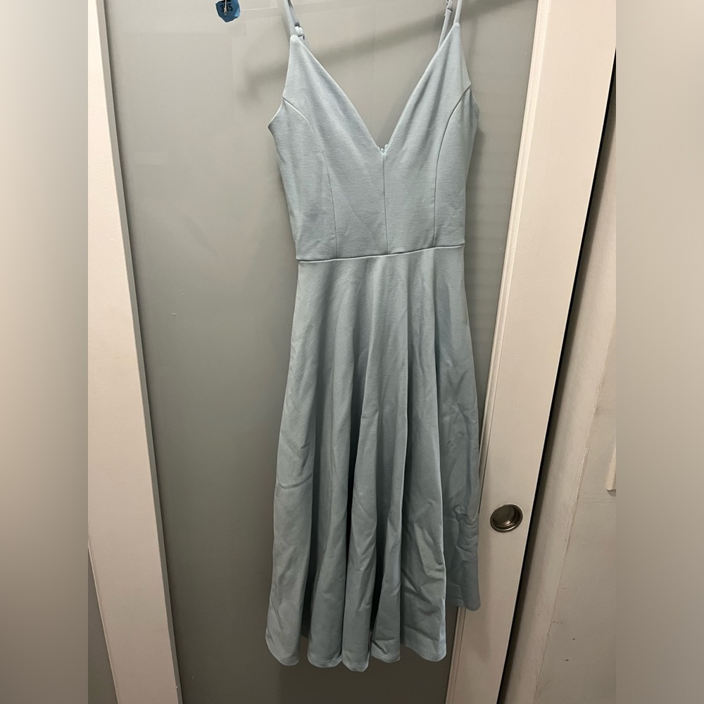 Lulus baby blue gown dress size extra small